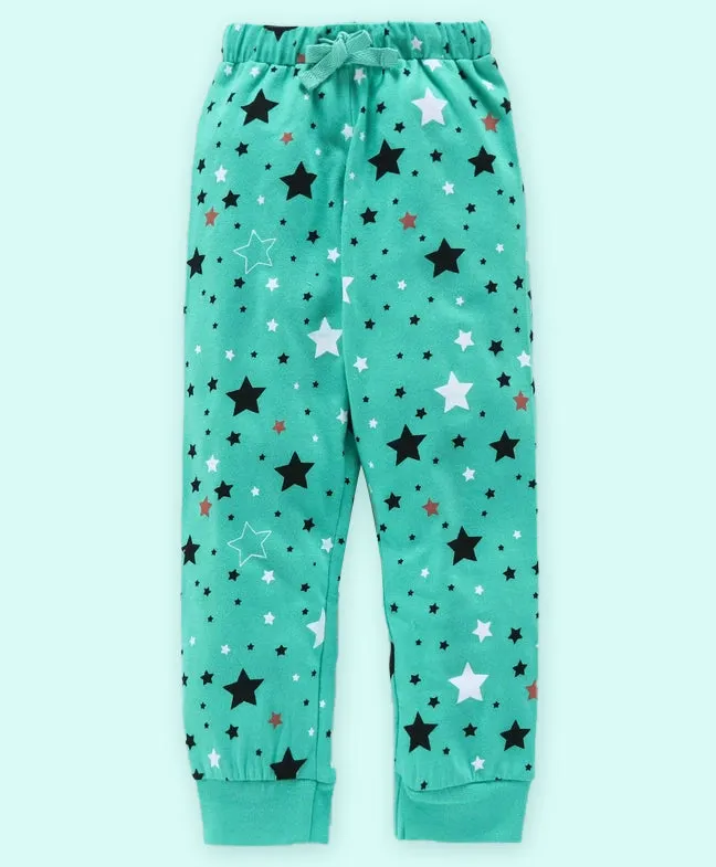 Ventra Girls Shine Star Green Nightwear