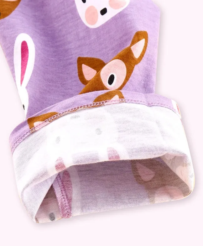 Ventra Girls Sumeli Purple Nightwear