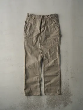 Vintage 90s Beige Relaxed Fit Carhartt Carpenter Pants (32x32.5)